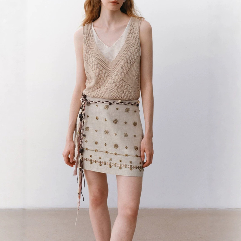 Try Fake Two-Piece Crochet Vest Top 2026 Summer New Style Gentle and Elegant Inner Wear Women's Top Try Fake Two-Piece Crochet Vest Top 2026 Summer New Style Gentle and Elegant Inner Wear Women's Top