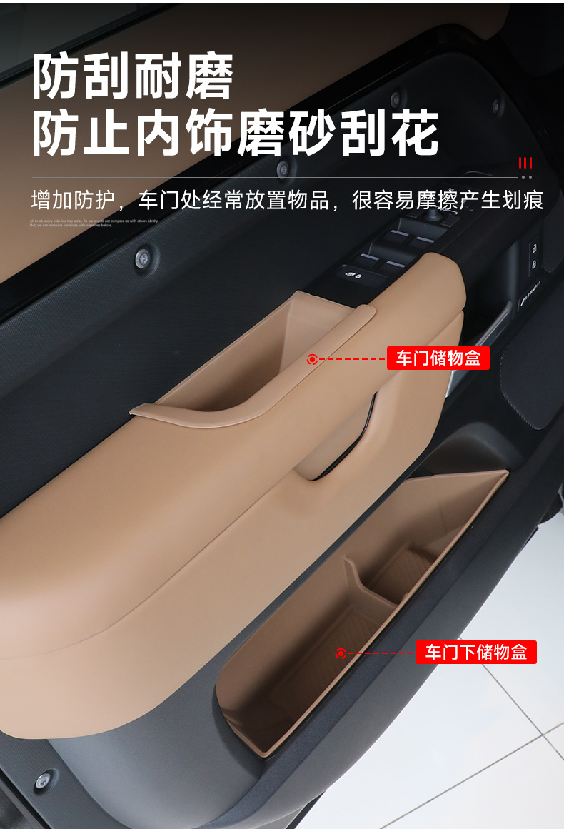 Suitable for 20-26 models of Land Rover Defender 110, silicone pad wireless charging protective cover, 90 central console cup holder anti-slip mat