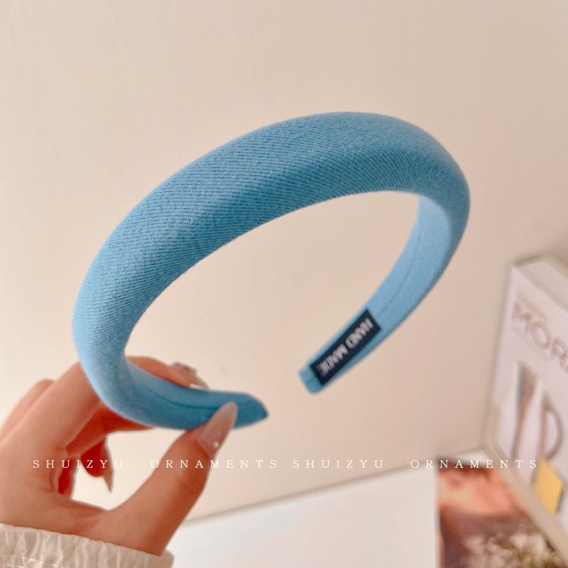 Brazo de cabello negro plegado para mujeres retro francés alto cráneo de borde ancho brazo de cabello de compresión para el cabello Bundle para el cabello fuera de la guarnición universal image 41