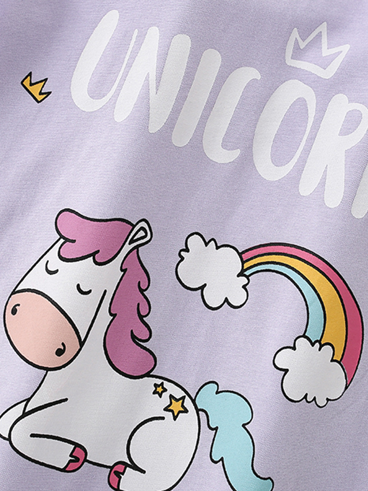 Malwee niñas de manga corta de verano nuevo estilo europeo y americano de niños de media edad camiseta de cuello redondo casual camiseta de niña pequeña camiseta
