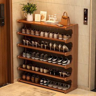 Multi-Layer Shoe Rack for Home Entrance Outdoor Simple Indoor Small Narrow Shoe Cabinet Dust-Proof Rental Room Storage Rack Storage Rack
