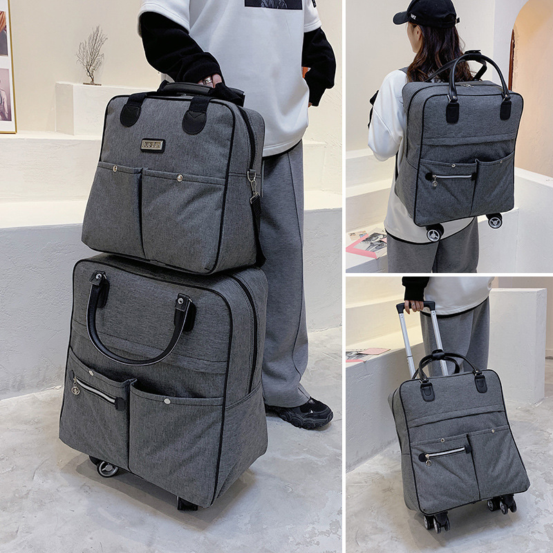 Short-distance Travel Bag Mother's Bag Luggage Bag Universal Wheel Boarding Box Trolley Bag Women's Lightweight Travel Bag Business Luggage Short-distance Travel Bag Mother's Bag Luggage Bag Universal Wheel Boarding Box Trolley Bag Women's Lightweight Travel Bag Business Luggage
