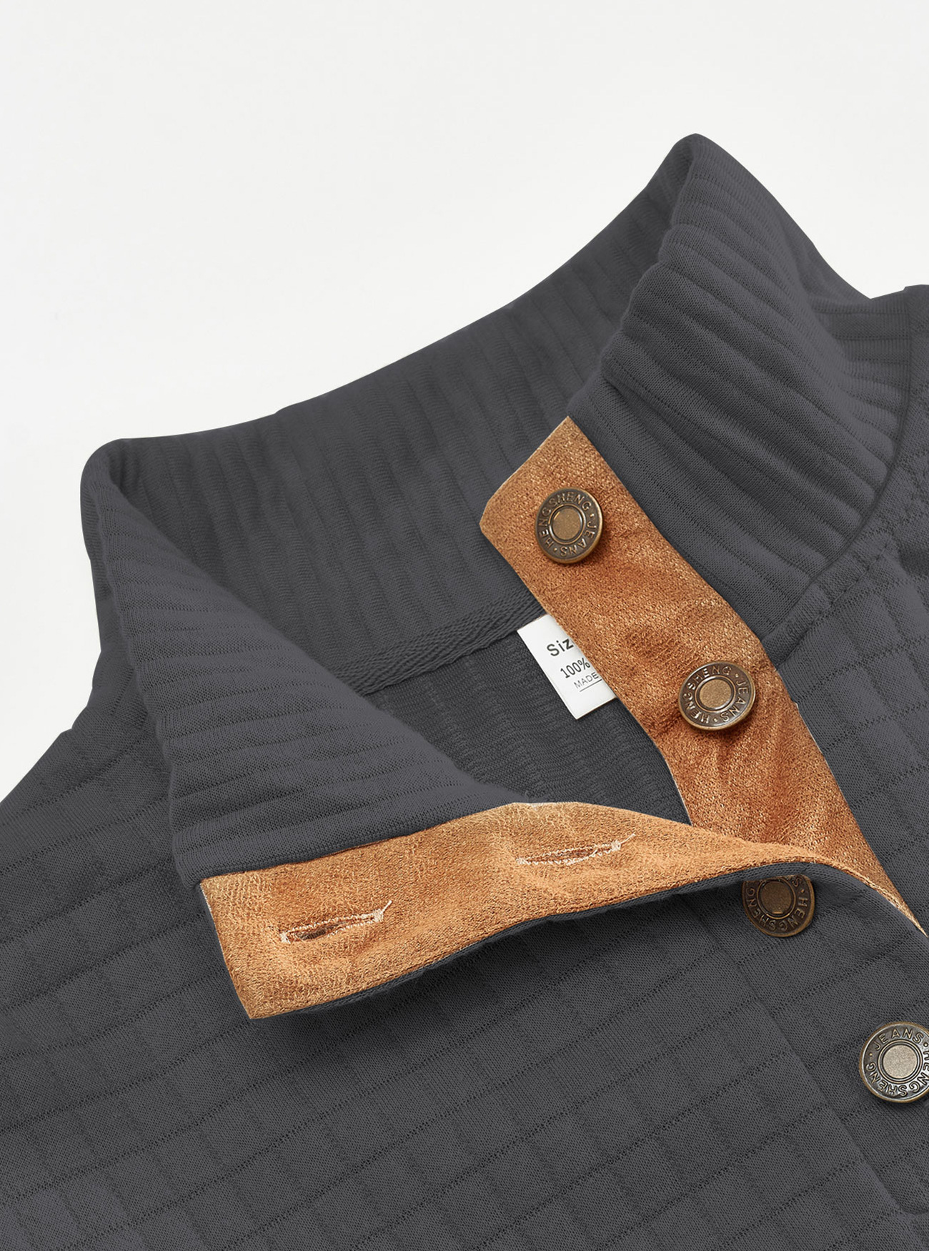 Men's Casual Stand Collar Hoodie Versatile Spring Autumn Fashion_voghion.com
