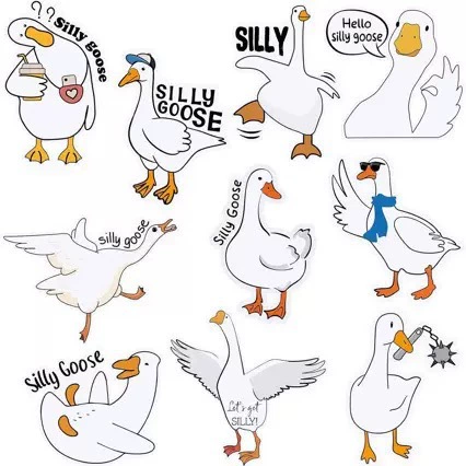 Наклейки с забавными животными из мультфильмов, смешные и милые, креативные, для украшения ноутбука, кружки, самоклеящиеся.