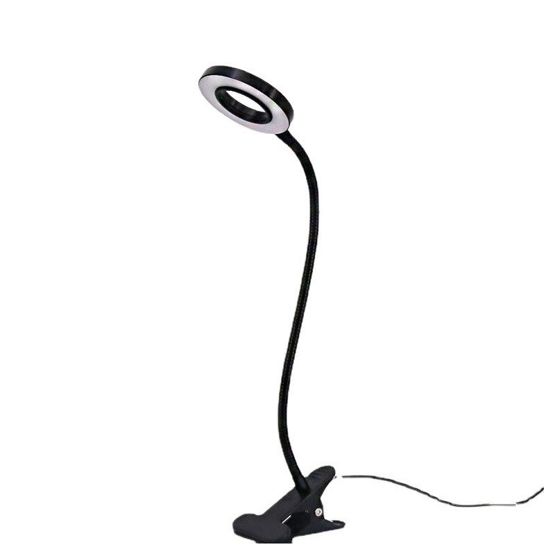 LED Eye protection lamp USB Learn to read work Nail face selfie fill light folding clip hose lamp