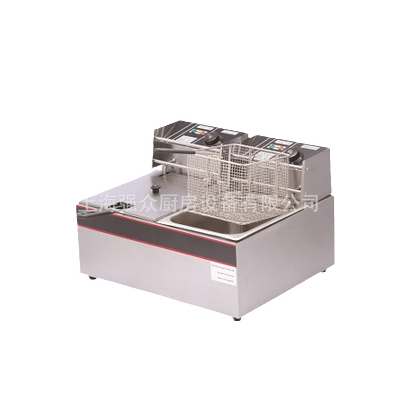 商用台式炸炉三缸单缸单筛单缸双筛双缸双筛四筛油炸机电炸炉炸锅