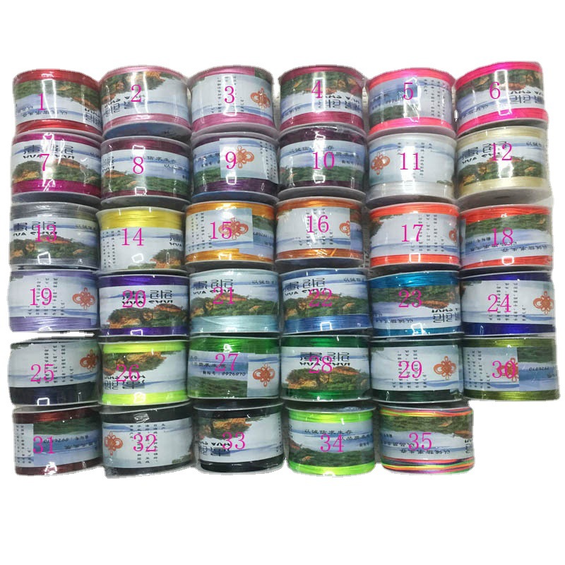 现货锦纶7号韩国线1.5mm中国结绳子手编手链项链绳子束口袋抽拉绳