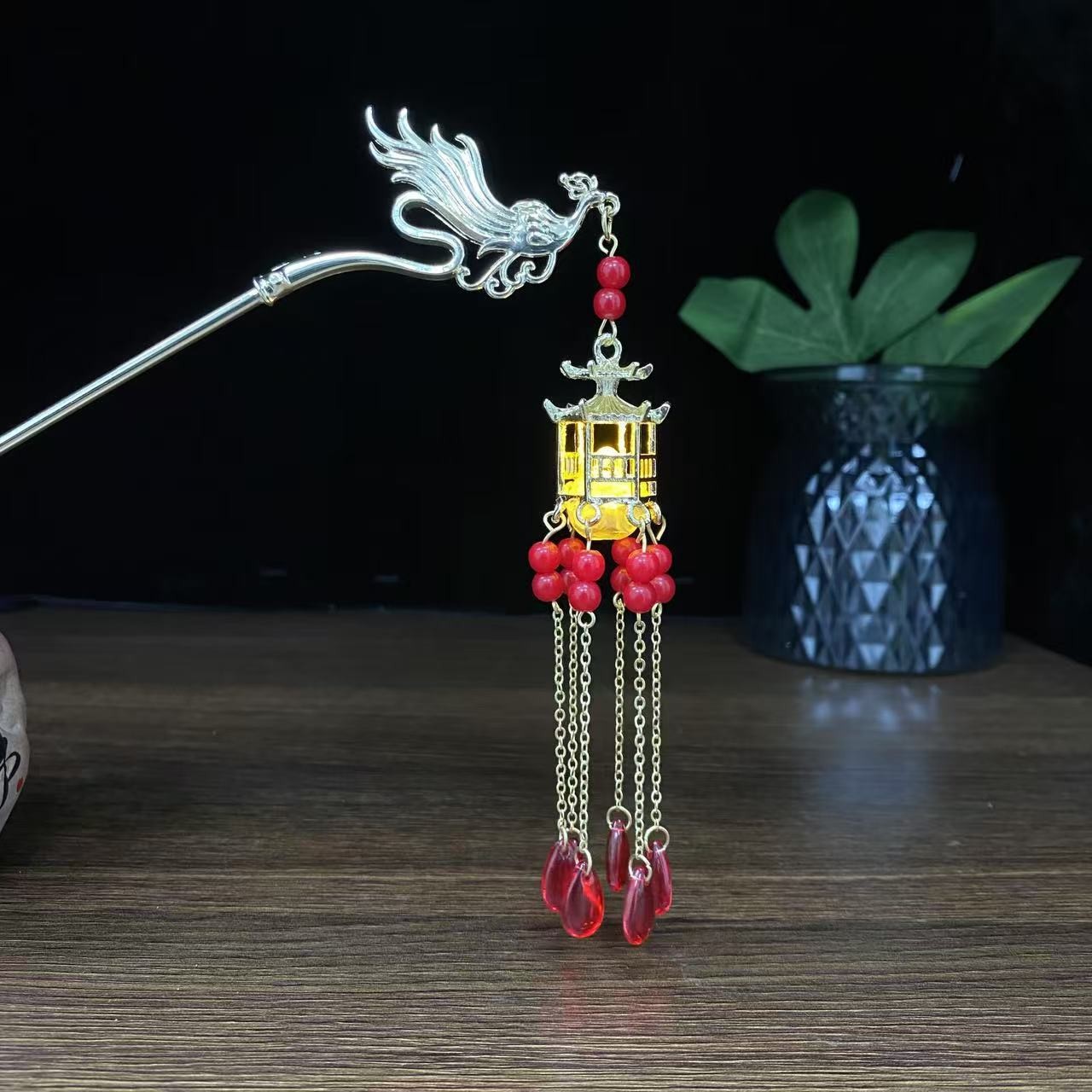 머리핀 0040 레드