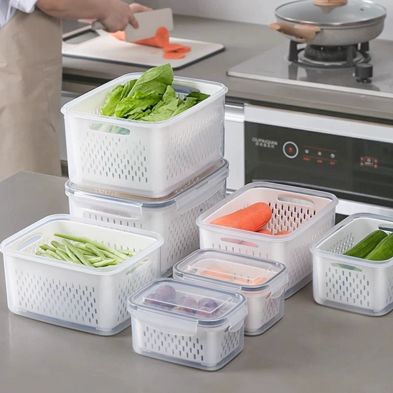 Japanese double-layer moisturizing drying rack, storage box