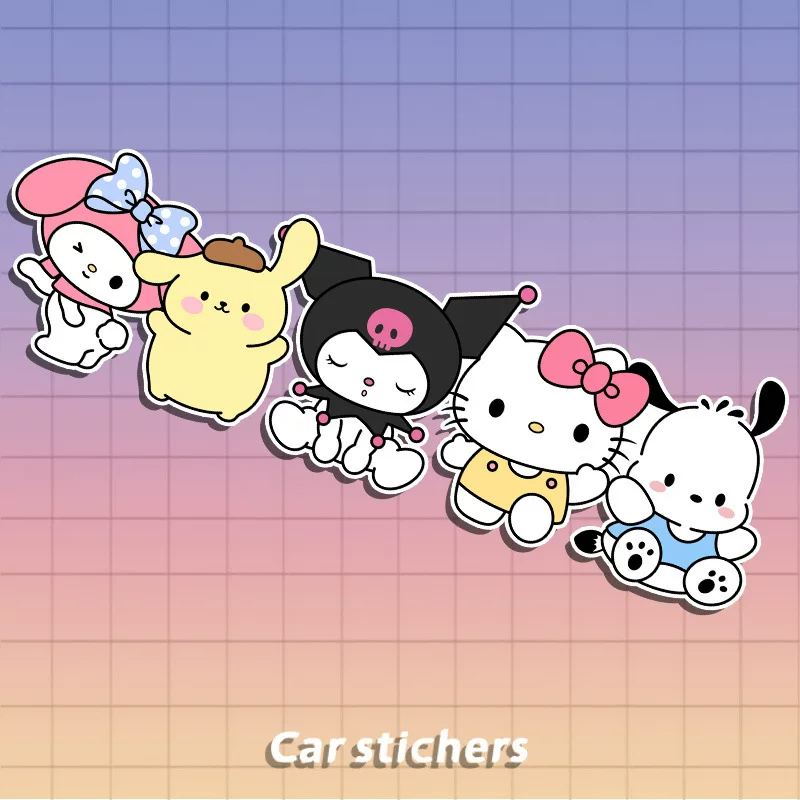 Cartoon sticker, laptop, stickers