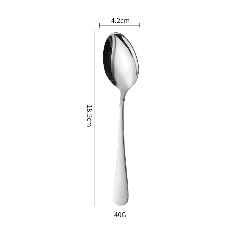 クロスボーダー 1010 ステンレス鋼食器肥厚コーヒー撹拌スプーンケーキスパチュラホテルナイフ、フォーク、スプーンセットはロゴを彫刻することができます|undefined