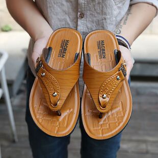 Flip flops men's non-slip summer men's flip-flops men's beach shoes men's non-slip slippers men's massage sandals