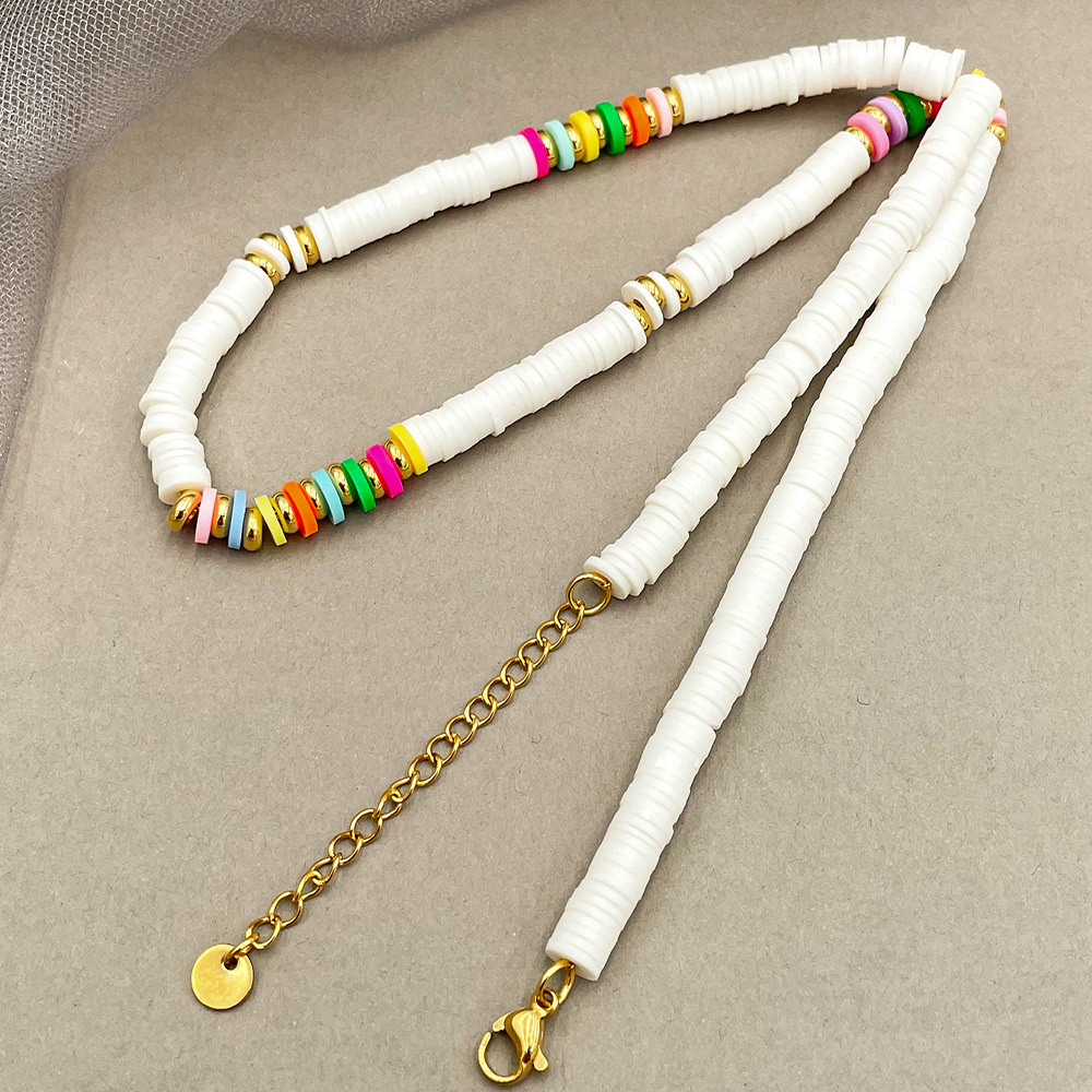 1 Piece Ethnic Style Geometric Stainless Steel Titanium Steel Plating Womenu0027S Necklace