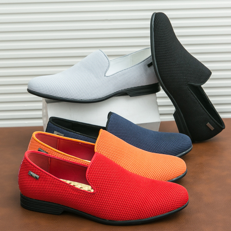 Zapatos Lofu simples y transpirables para hombres de talla grande transfronterizos 2024 primavera y otoño nuevos zapatos Lofu casuales de negocios para hombres