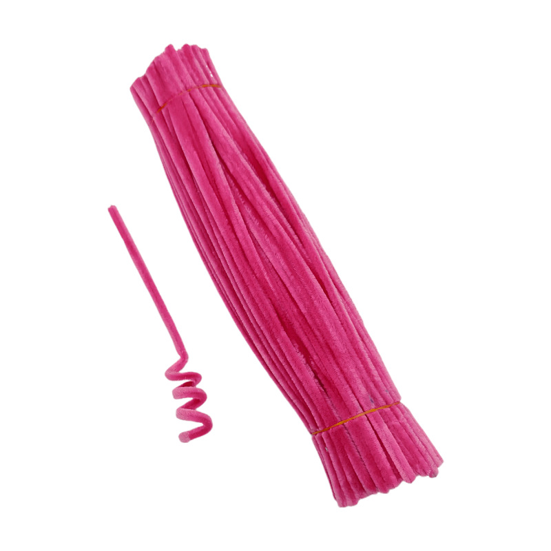 Cifrado [6mm Twisted stick] DIY tiras de lana de colores material hecho a mano de los niños ramo de terciopelo de dinosaurio lana Raíz de lana tiras