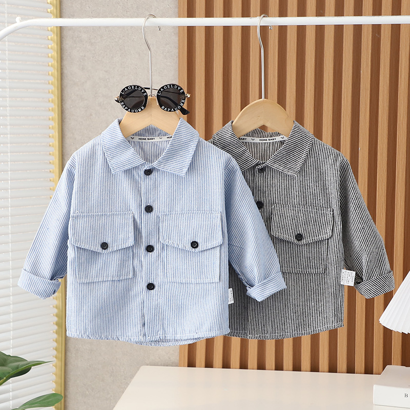 Camisa DE LOS NIÑOS 2023 nueva primavera bebé de manga larga de moda ropa para niños camisa casual primavera y otoño