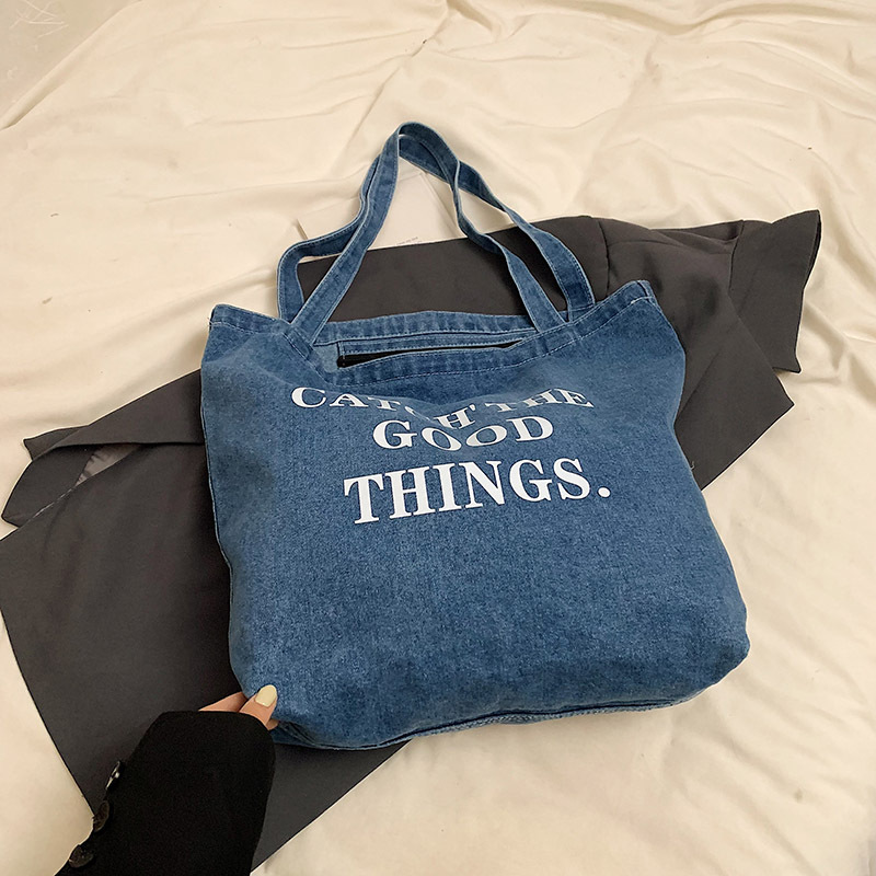 Casual relajado bolso de letras para mujeres 2024 nueva moda universitaria bolso de hombro de clase bolso de vaim