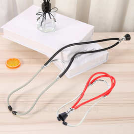 万圣节护士道具儿童塑料仿真听诊器玩具角色医生扮演听诊跨境外贸