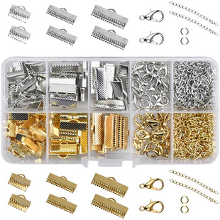 Horse clasp lobster clasp open ring diy jewelry accessories combination SET rope fixed clip SET-044