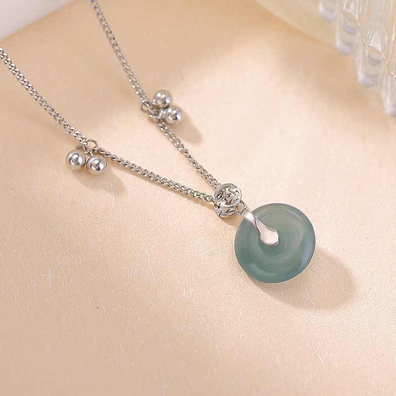 Dây chuyền bạc 925 nữ tối giản — Bộ chuỗi (bao gồm chuỗi)