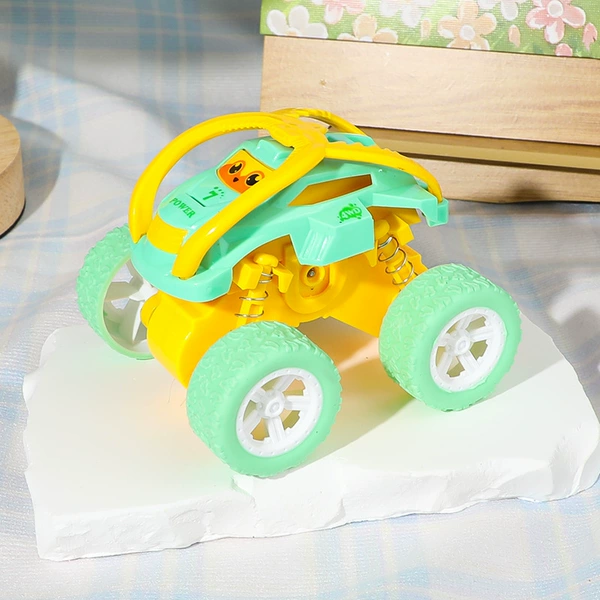 Four wheel drive green SUV