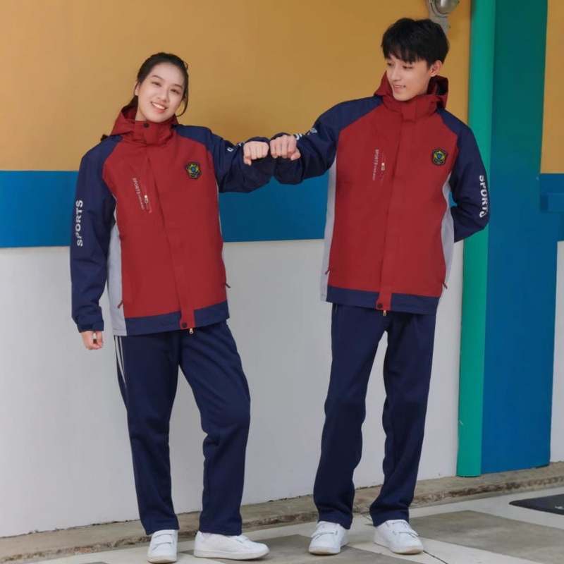 三合一の突撃服冬の制服は防風防水とベルベットを厚くして、フリースの中の胆を取り外して、クラス服を着ることができる|undefined