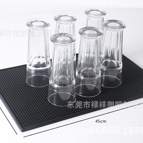 Alfombrilla de barrera de agua de barra antideslizante Alfombrilla de barra de agua Posavasos Jarra de cerveza Protección del medio ambiente Alfombrilla de drenaje de PVC Barmat