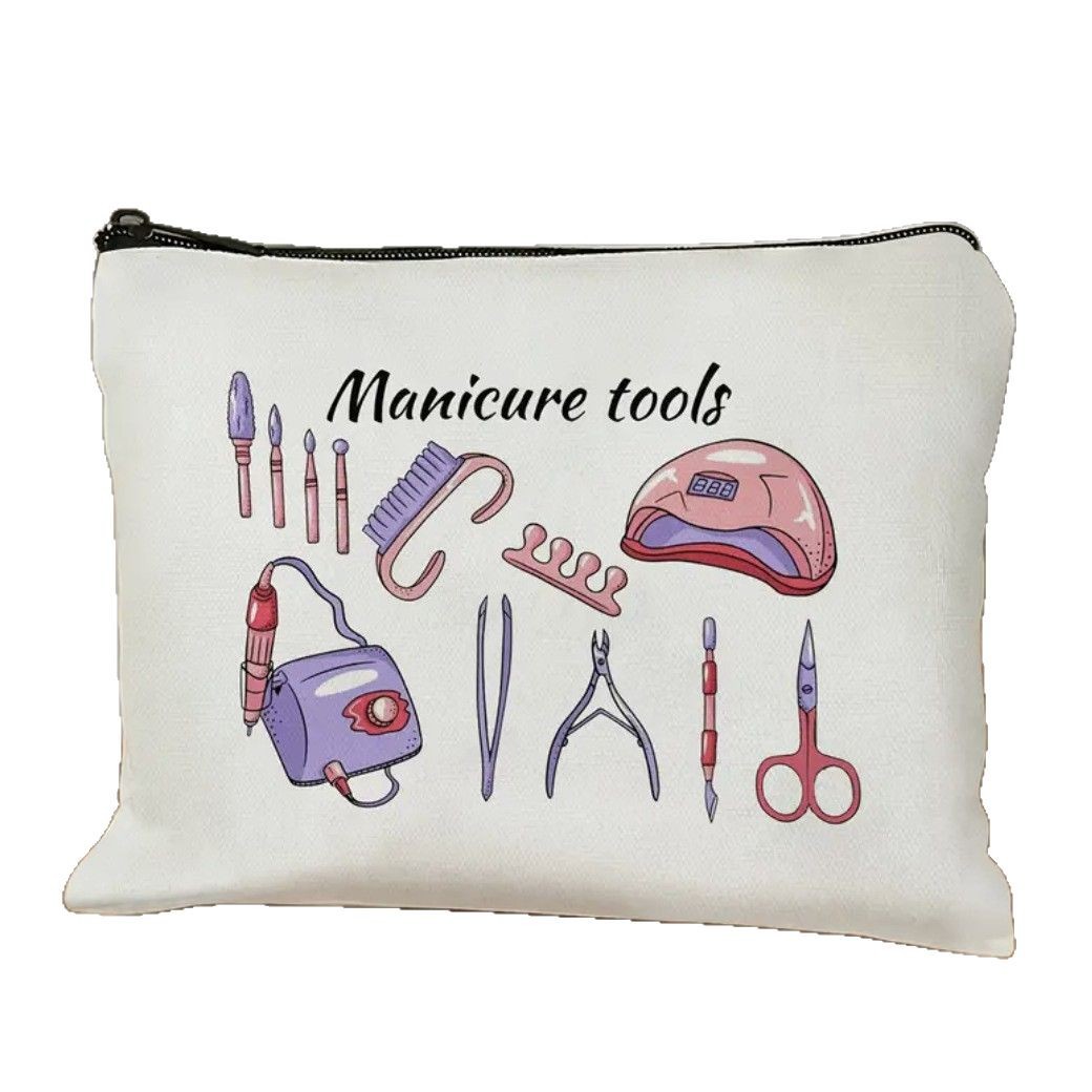 Amazon nueva venta transfronteriza accesorios de manicura kit de herramientas de viaje caricatura bolsa de lavado bolsa de maquillaje de gran capacidad
