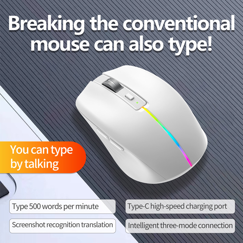 Pintura creativa AI transfronteriza 224 idiomas traducción transfronteriza AI Bluetooth voz inteligente inalámbrica mouse texto