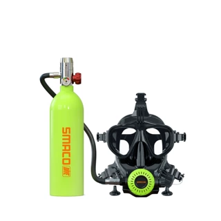 SMACODIVE户外运动用品 全脸面罩硅胶潜水镜潜水呼吸器