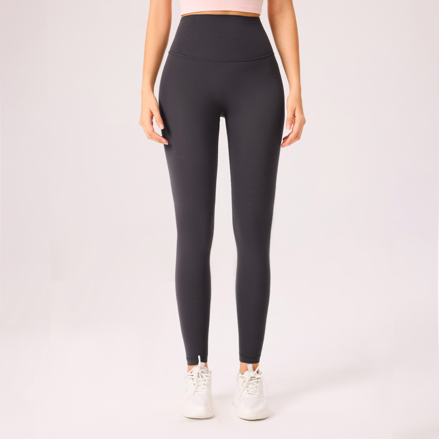 Pantalones de yoga para mujer, nuevo modelo N66, leggings deportivos ajustados de cintura alta de Lycra, levanta glúteos, para correr y hacer Pilates, ideales para hacer ejercicio al aire libre.