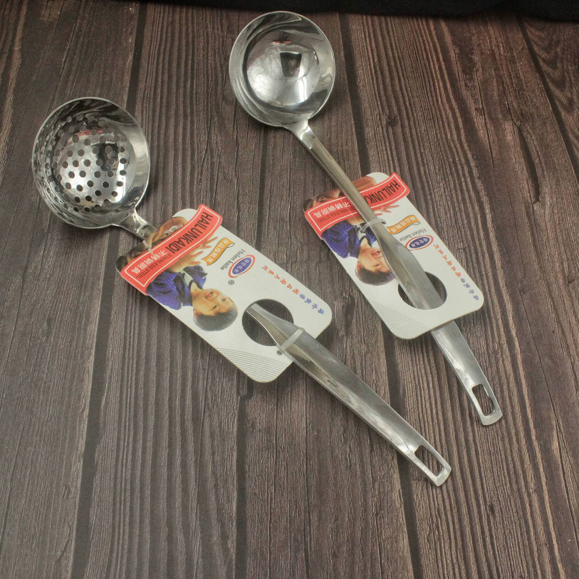 Бесмагнитная ложка из нержавеющей стали, ложка для приготовления пищи, дуршлаг для кухни, большой дуршлаг для супа, длинный дуршлаг