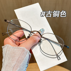 萬年龜復古素顏眼鏡純鈦鏡框88055近視鏡超輕光學眼鏡架批發男女