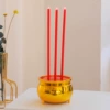 Red Incense burner, 1 pieces