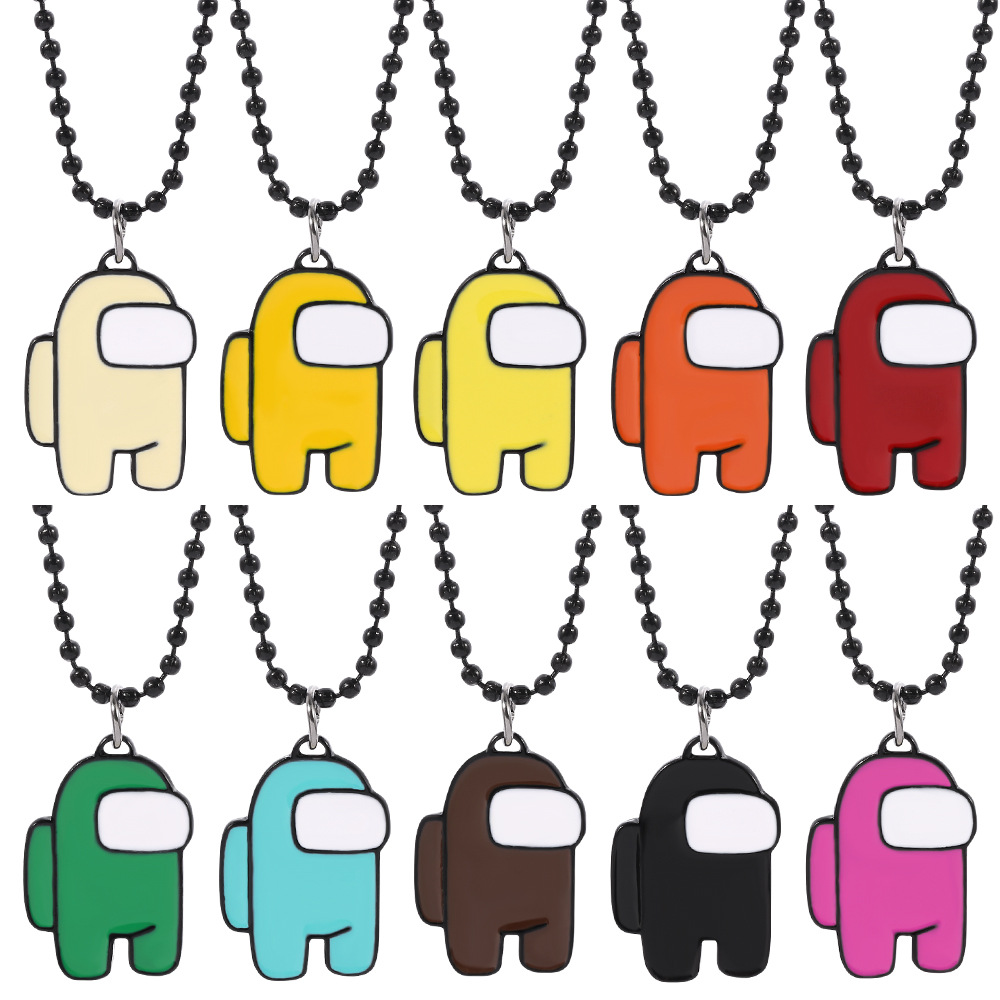 Transfronterizo nuevo al por mayor entre nosotros juego periférico collar espacio Hombre Lobo matando collar en stock