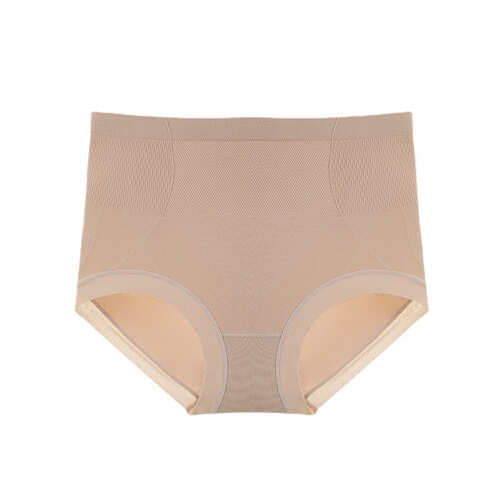 Spring and summer new tummy-controlling butt-lifting underwear for women, mugwort pure cotton crotch high-waist, traceless girly breathable women's briefs