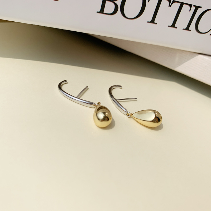 Wholesale Jewelry Water Drop Long Copper Earrings Nihaojewelry display picture 9