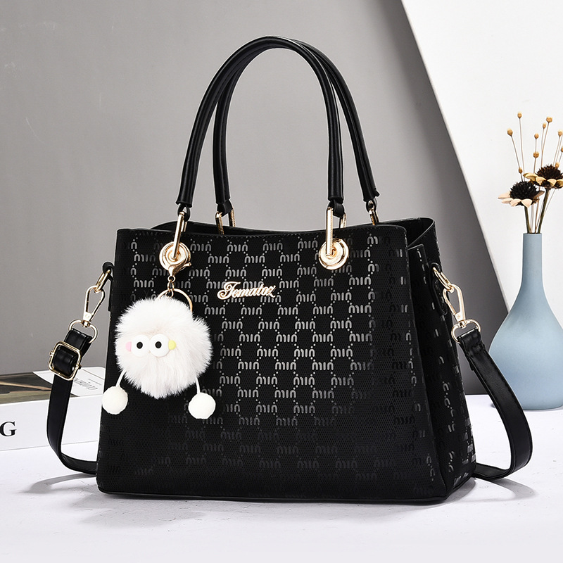 Bolso bandolera de color sólido de viajero de temperamento portátil de nueva moda para damas Bolso bandolera de gran capacidad simple y popular