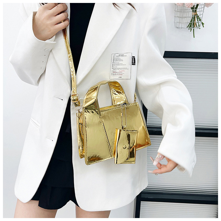 384g Weight Zipper Closure Type Single Shoulder Strap, Top Handle Strap Type Crossbody Bag Bags Type Daily Occasion Pu Leather Material Solid Color Pattern All Seasons Season Women's Gender Classic Style Style Square Shape Small Size Women's Small Pu Leather Solid Color Classic Style Square Zipper Crossbody Bag 12