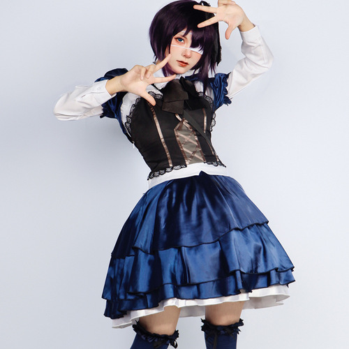 The second disease in the foggy city also wants to fall in love cos costume Xiaoniaoyu Liuhua singing costume dress Lolita cosplay
