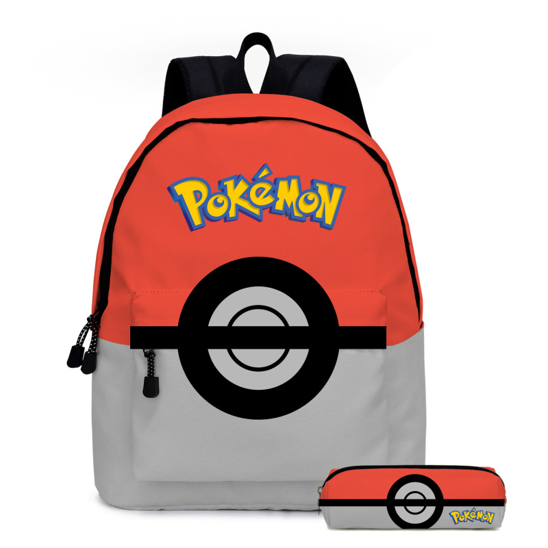 販売促進ピカチュウデジタル宝物キャラクターpokemonバックパック小中学生児童かばん筆袋2|undefined