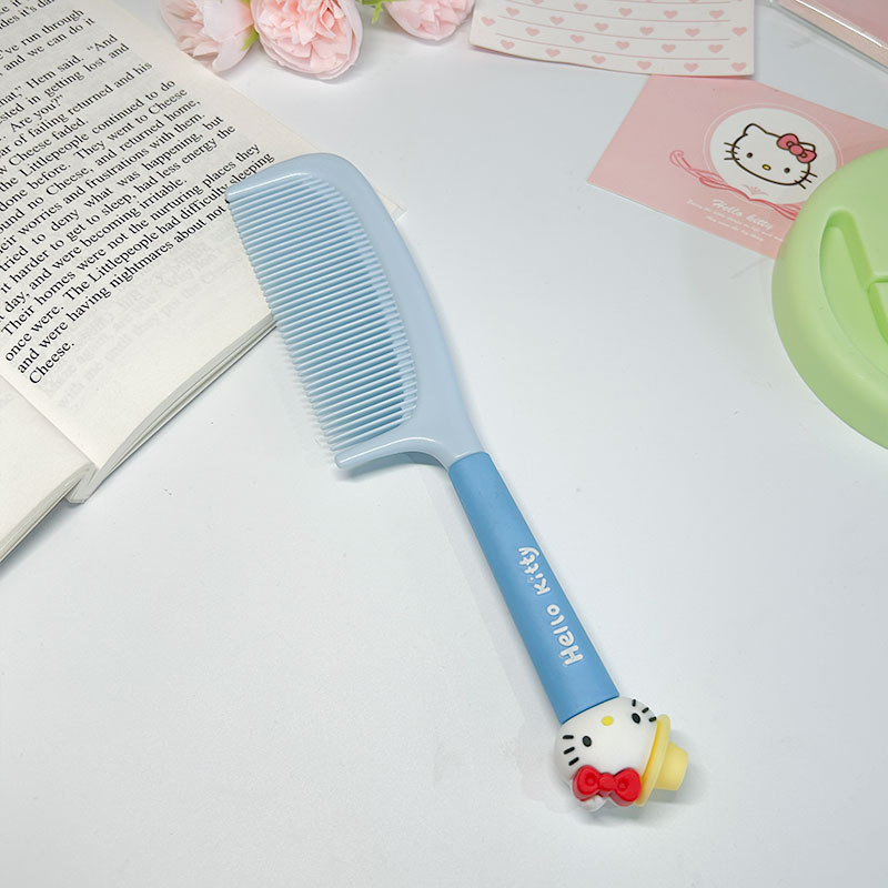 漫画韓国ヘアコーム帯電防止かわいい女の子学生ロングヘアコームポータブルかわいいホームマッサージコーム|undefined