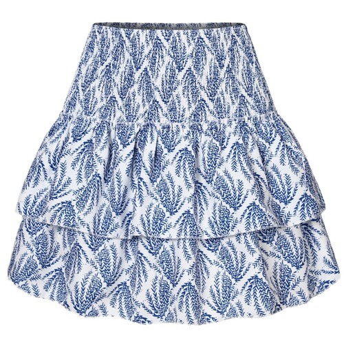 2025 New Amazon Women's Fashion Semi-Skirt Pencil Skirt with Pleated Design, Lotus Edge Print Dress, Elegant Small Floral Short Skirt