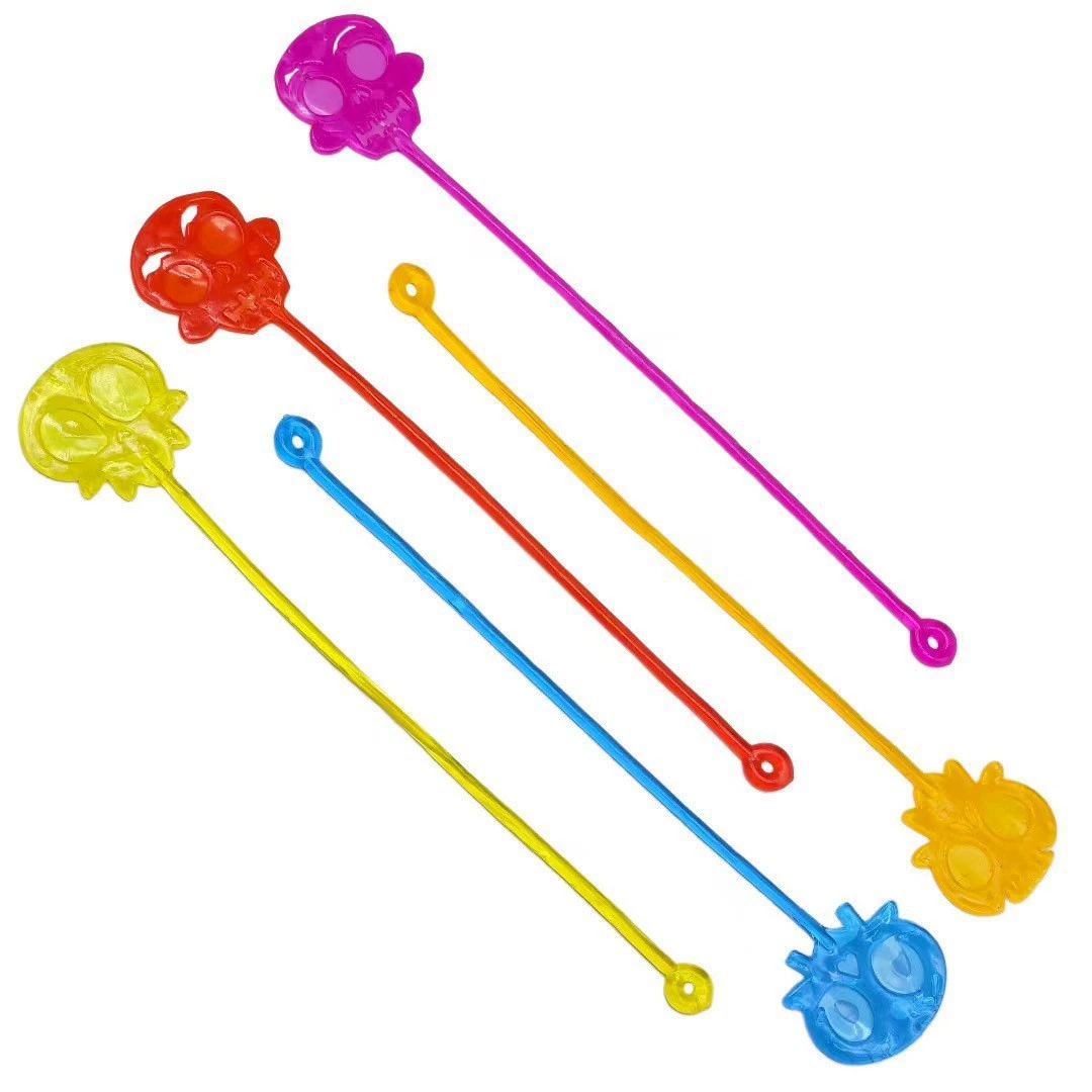 Elastic ghost telescopic toy, (Cross-border trading), spider, halloween, creative trick