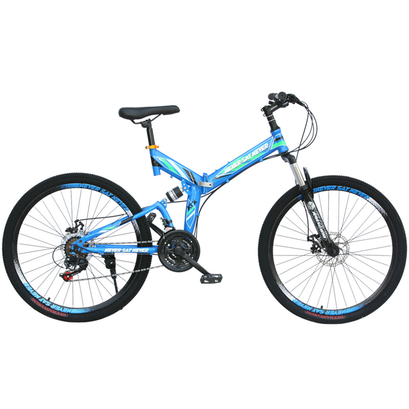 Bicicletas plegables para niños, bicicleta de montaña, 7 - 10 - 15 años de edad, velocidad variable, amortiguación de doble cilindro, bicicleta para niños de mediana edad y estudiantes de primaria edad