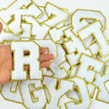 F 38043 Alphabet Embroidery Patches ��ĸ������ ŷ���羳
