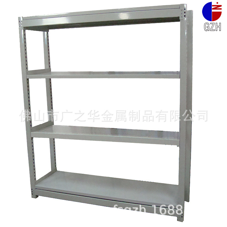 厂家供应佛山广之华轻型横梁式4层货架 展示架 资料架 玻璃架