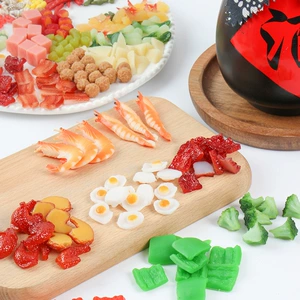 Мини-продукты: яйцо куриная ножка грибы зелень для игры