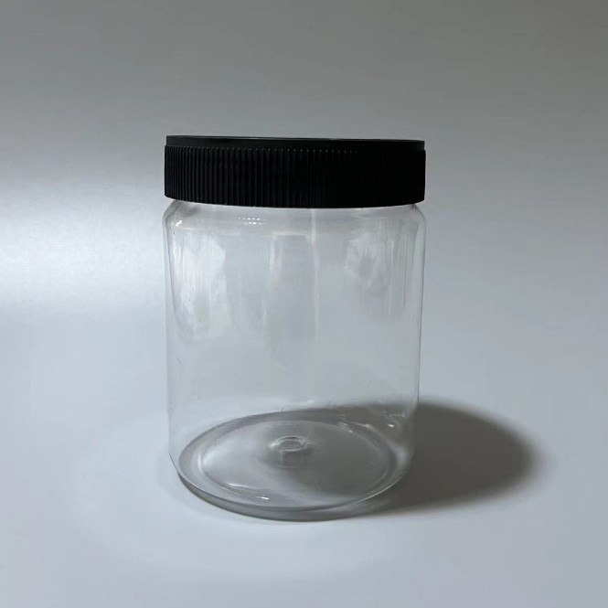 厂家供应pet透明塑料瓶300ml密封罐食品罐瓶 颜料瓶广口瓶批发
