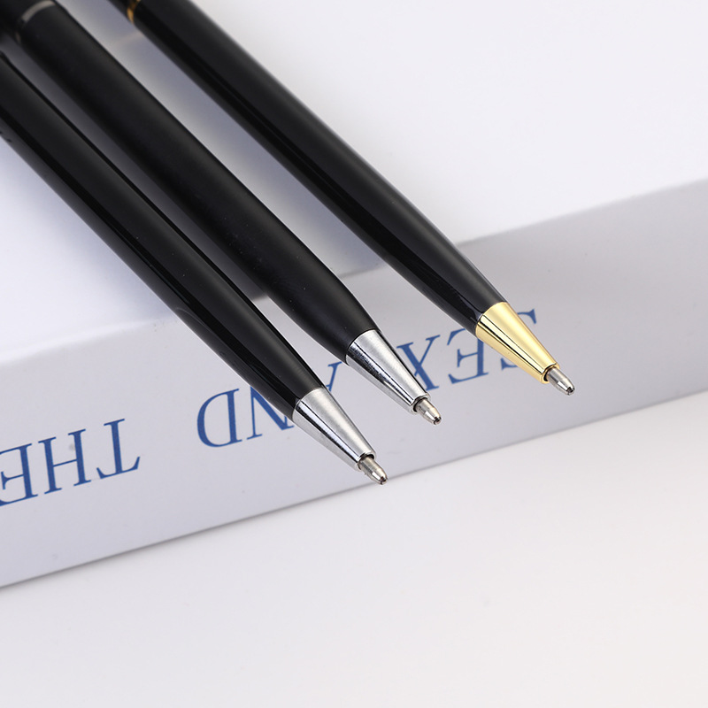 Bolígrafo comercial de alto grado regalos bolígrafo de acero hotel logotipo láser de bolígrafo de metal de colax